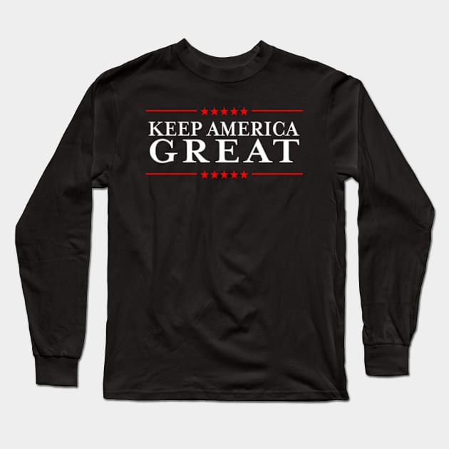 Keep America - Trump 2020 Long Sleeve T-Shirt by lam-san-dan